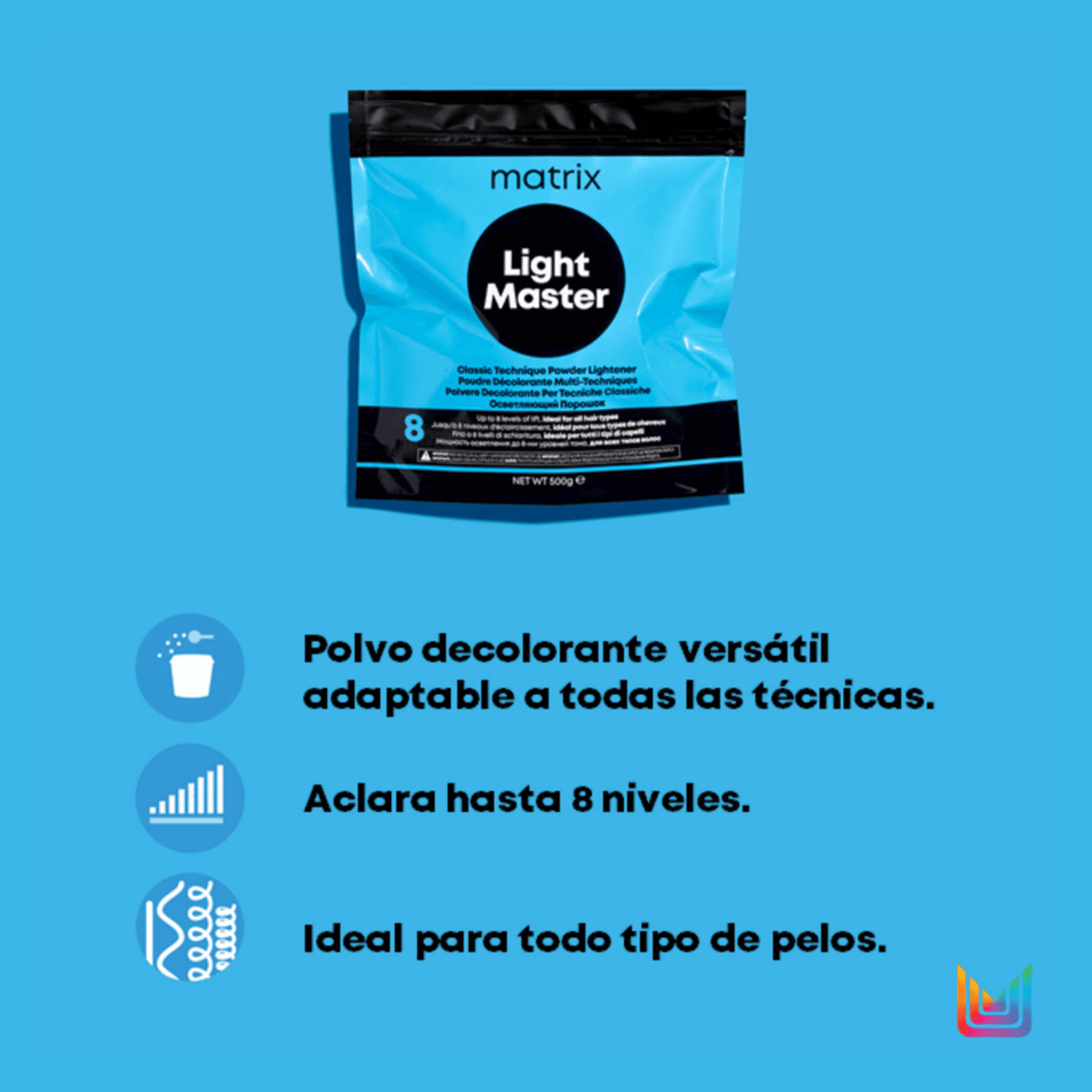 Polvo Decolorante Light Master 500g Matrix - Imagen 3