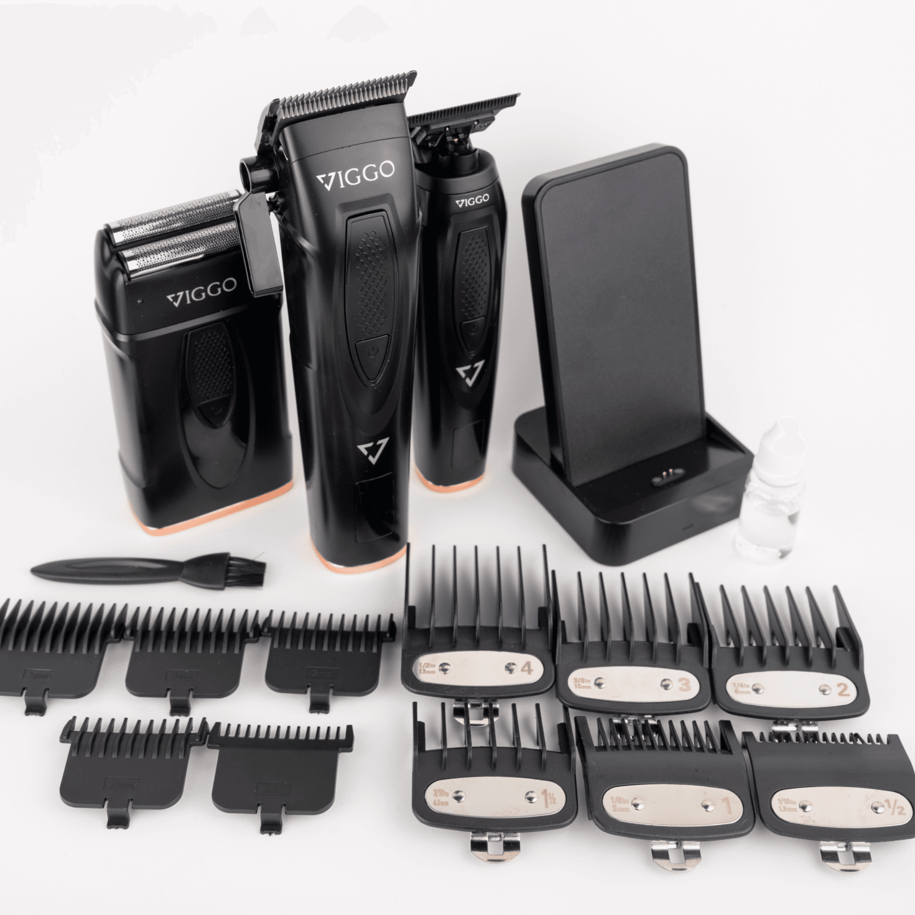 Kit Classic Clipper + Trimmer + Shaver | Inalámbrico | Viggo - Imagen 7