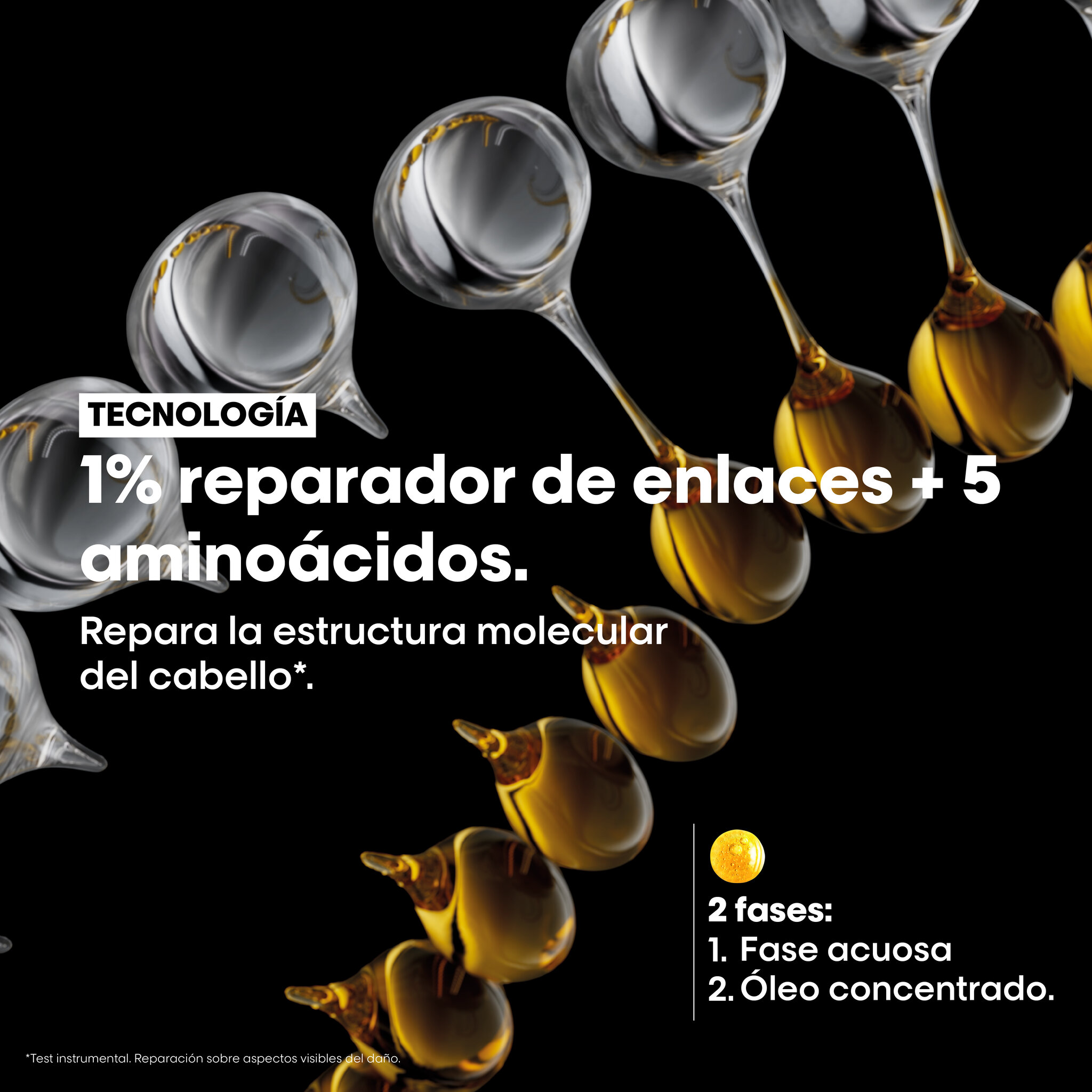 L'Oréal Professionnel Absolut Repair Molecular LP SE ARM Dual oil 30ml V034 - Packshot Oficial