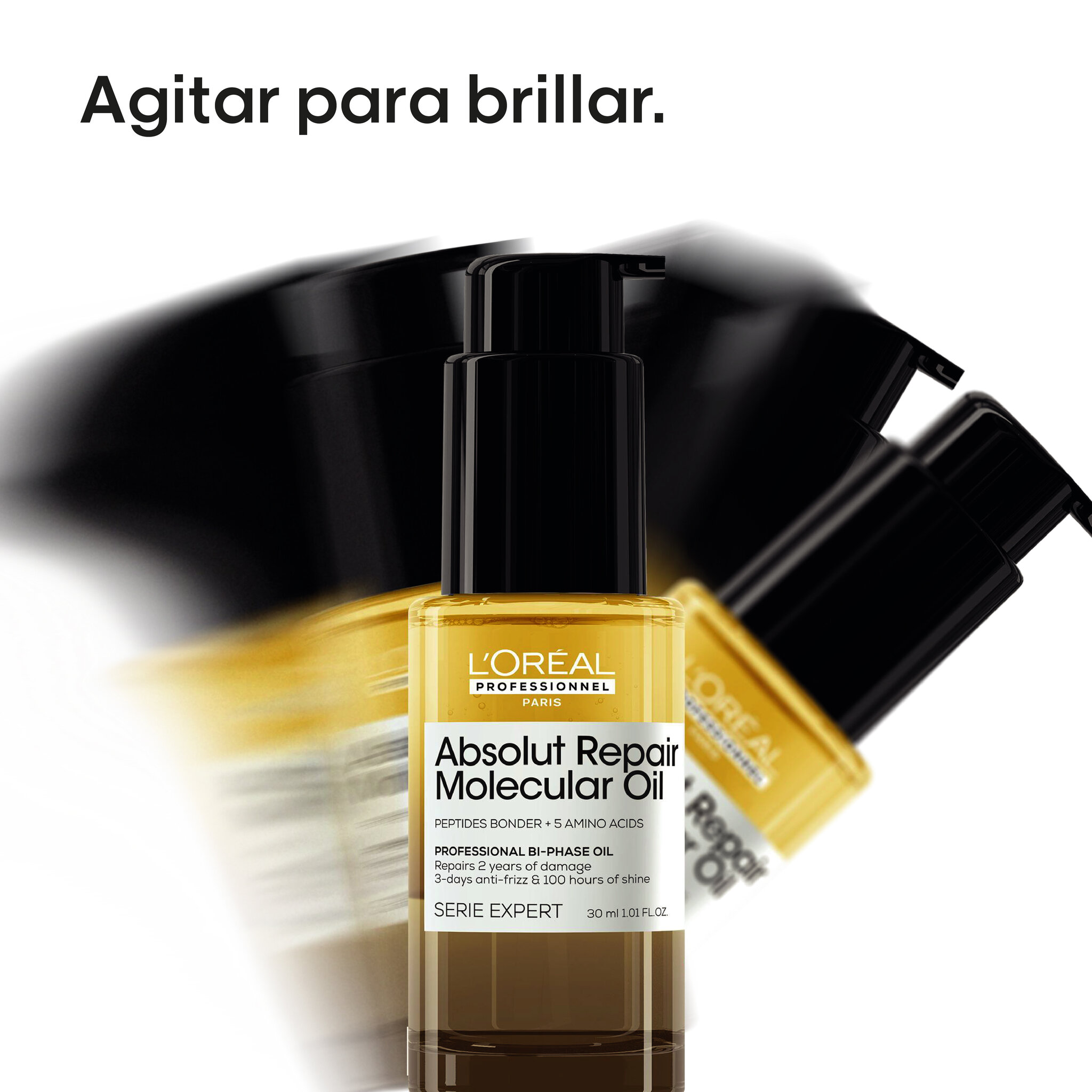 L'Oréal Professionnel Absolut Repair Molecular LP SE ARM Dual oil 30ml V034 - Packshot Oficial