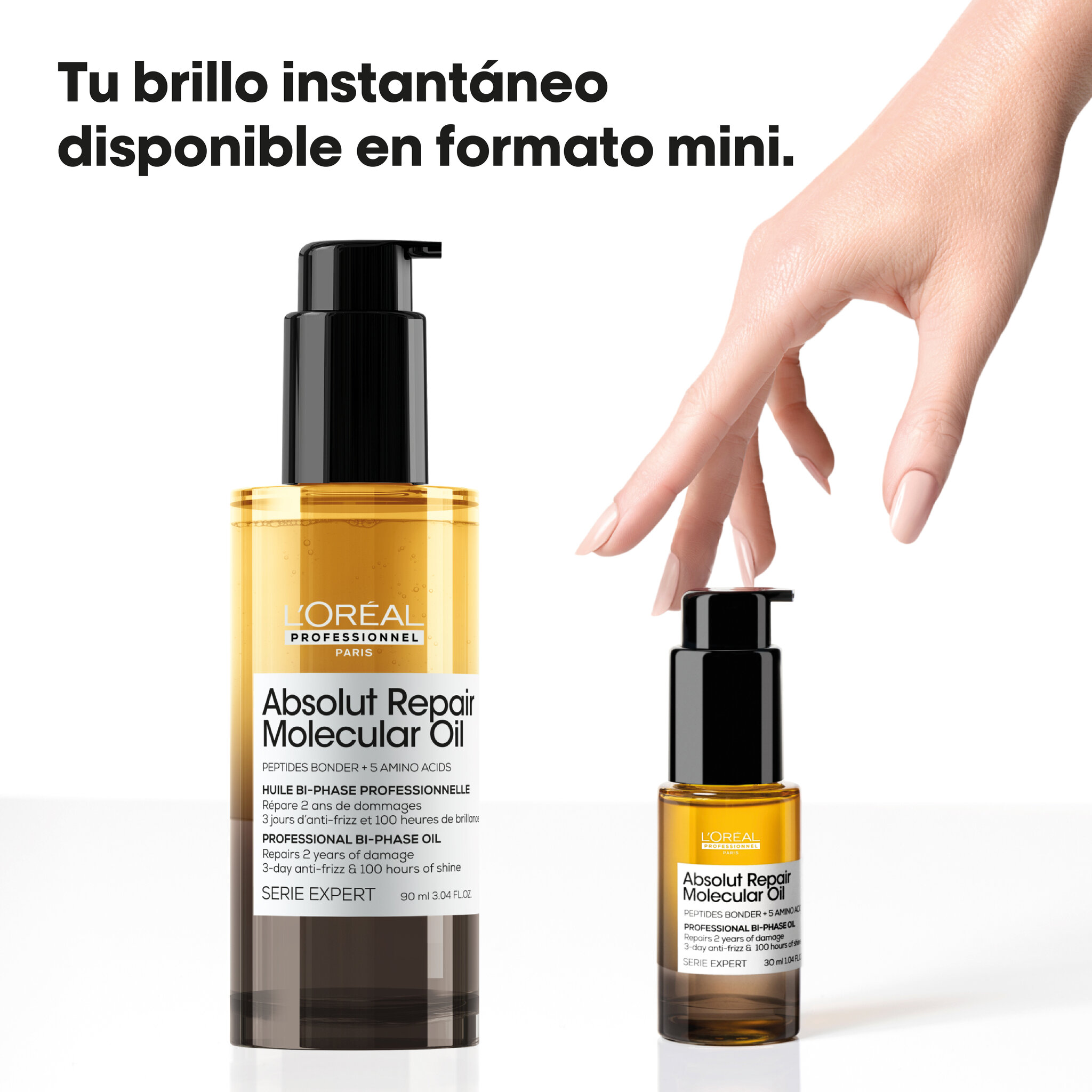 L'Oréal Professionnel Absolut Repair Molecular LP SE ARM Dual oil 30ml V034 - Packshot Oficial