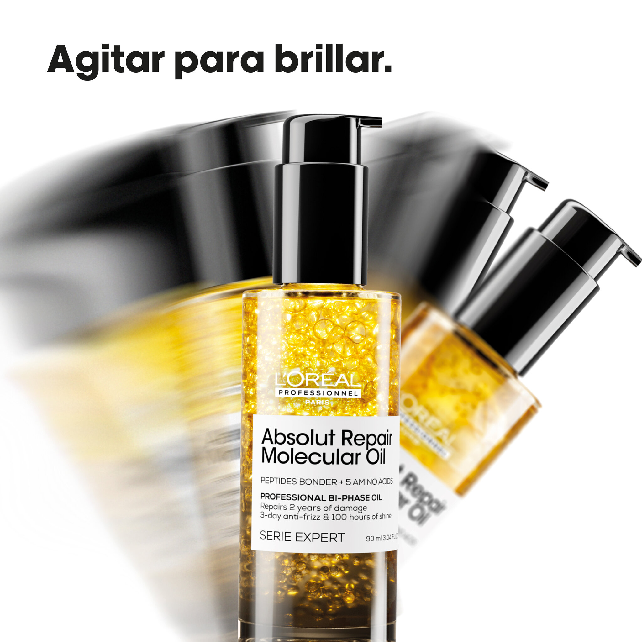 L'Oréal Professionnel Absolut Repair Molecular LP SE ARM Dual Oil 90ml V034 - Packshot Oficial